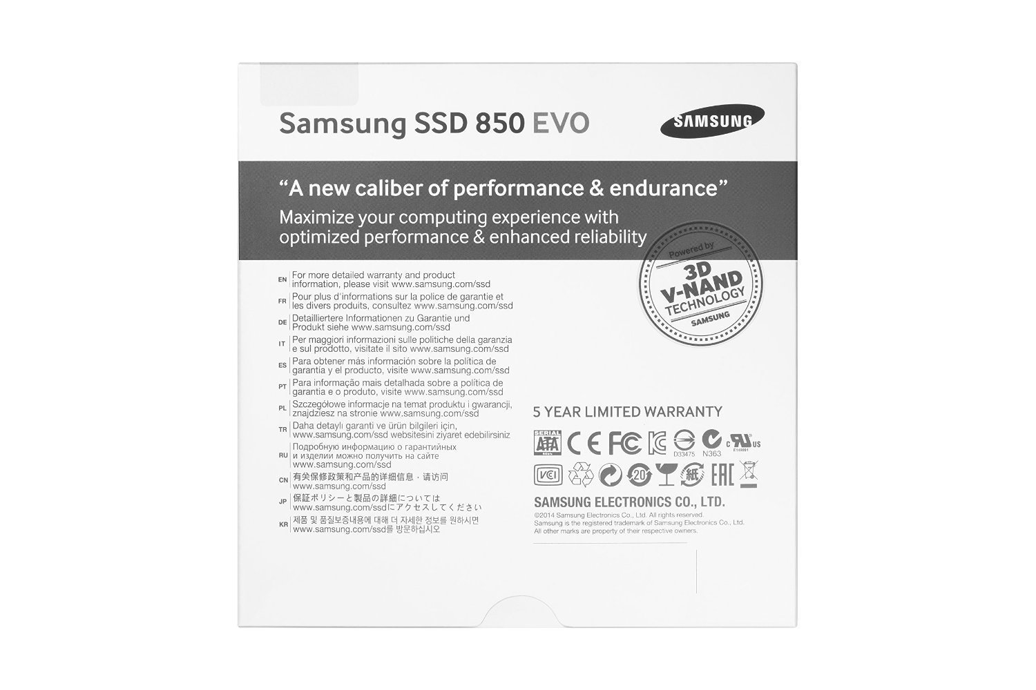 SAMSUNG 850 EVO 250GB 2.5-Inch SATA III Internal Solid State Drive (SSD) - MZ-75E250B/AM - Fast Performance for Laptop & Desktop PC Upgrades, Gaming, and Data Storage