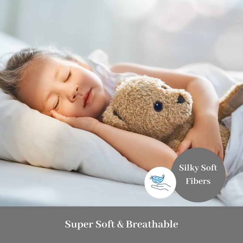 DreamFit DreamCool 100% Pima Cotton Sheets Set with Elastic Corner Straps - 20 Inch Deep Pocket, Made in USA, Luxury Bedding for Adjustable Beds - Split King Size, Ivory - Perfect for Hot Sleepers & Allergy Sufferers