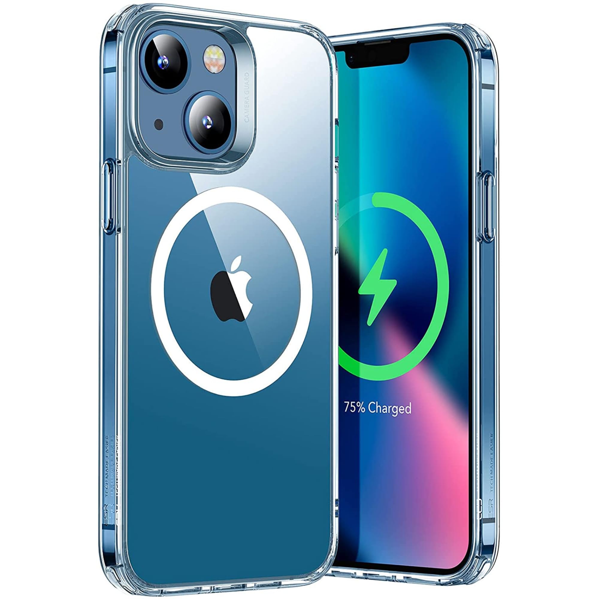 Clear Magnetic Case for iPhone 13 - MagSafe Compatible, Anti-Yellowing, Wireless Charging Friendly - Perfect for Everyday Protection & Magsafe Accessories (iPhone 13 Case)