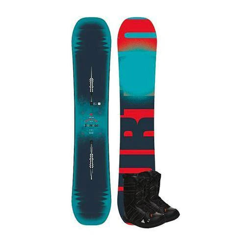 Burton Women's Process Sport Snowboard Package - All-Mountain Freestyle Snowboard with Bindings & Boots for Women | Perfect for Park, Powder & Groomed Runs