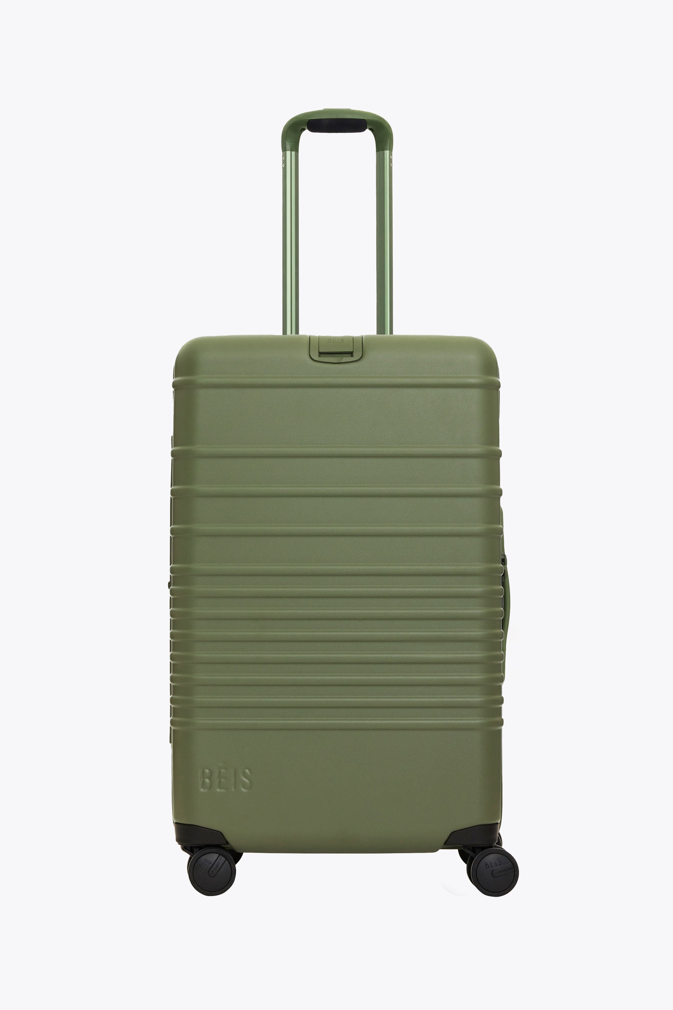 Olive Medium Check-In Roller Luggage - Perfect for Air Travel & Business Trips