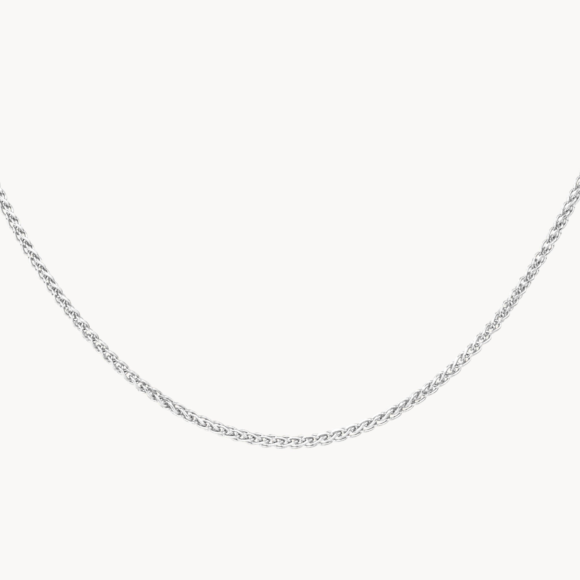 Silver Cable Knit Chain Necklace for Women - Trendy Layering Jewelry for Everyday Wear, Date Night & Office Style