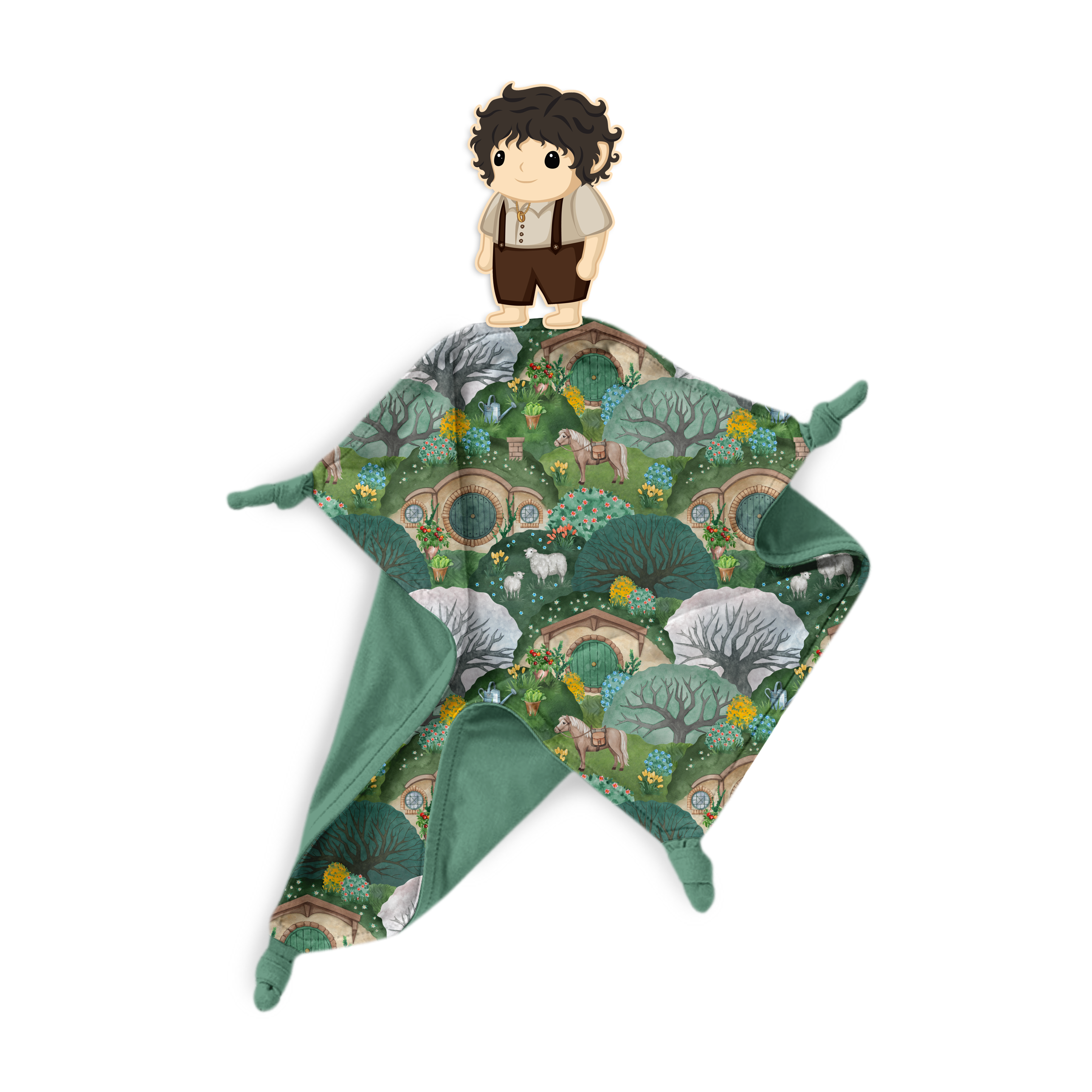 The Shire™ In Bloom Frodo Lovey - Soft Baby Security Blanket for Newborns & Toddlers - Perfect for Cuddling, Naptime & Comfort