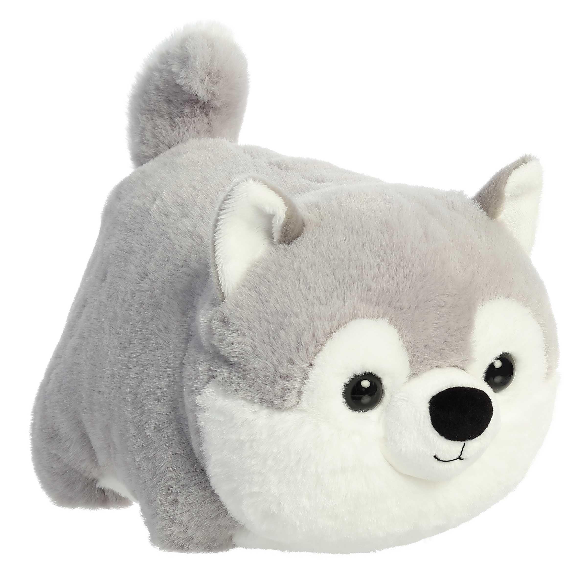 Aurora® Adorable Spudsters™ Haze Husky Plush Toy - 10 Inch Gray Stuffed Animal for Kids, Soft & Cuddly Dog Pillow - Perfect for Bedtime, Gifts, Playtime & Nursery Decor