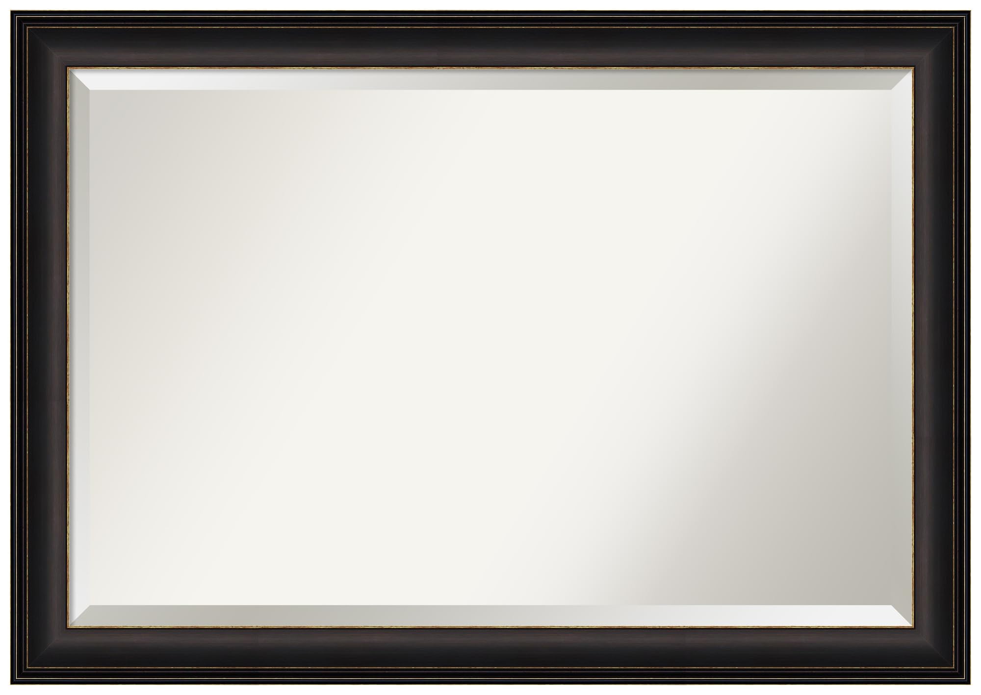 Amanti Art Bronze Wall Mirror 29x41 Inch Trio Set - Oil Rubbed Bronze Rectangle Bathroom & Living Room Mirror with Traditional Frame - Horizontal or Vertical Hanging - Beveled Edge for Elegant Wall Decor - Perfect for Bathroom, Living Room, Bedroom & Entryway Décor