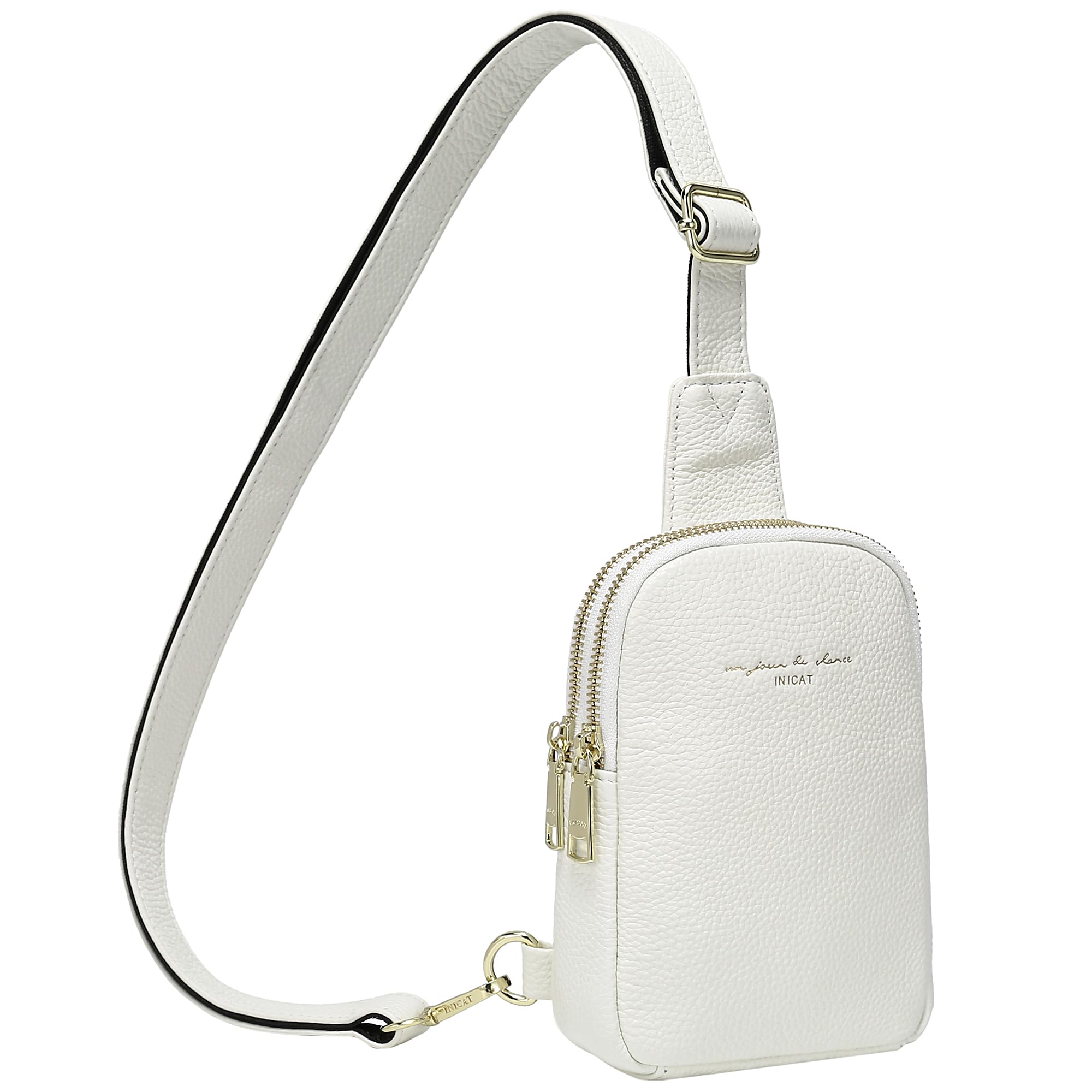 INICAT Genuine Leather Small Crossbody Sling Bag for Women - Fashionable Shoulder Purse for Daily Use, Travel & Gift Giving