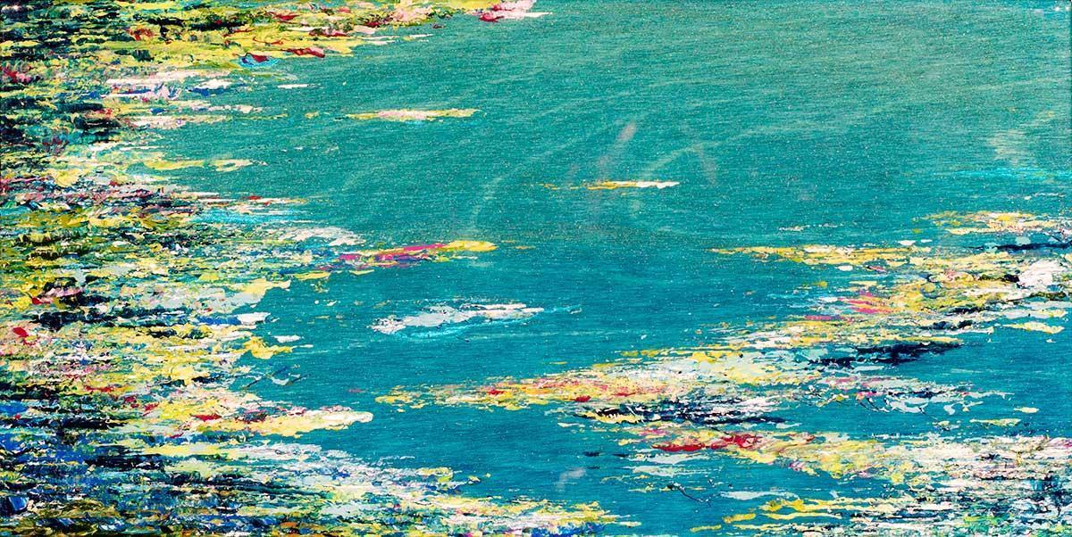 Original 'A Calm Night' Painting - Handmade Wall Art for Living Room, Bedroom & Office Decor | Perfect Gift for Housewarming & Special Occasions