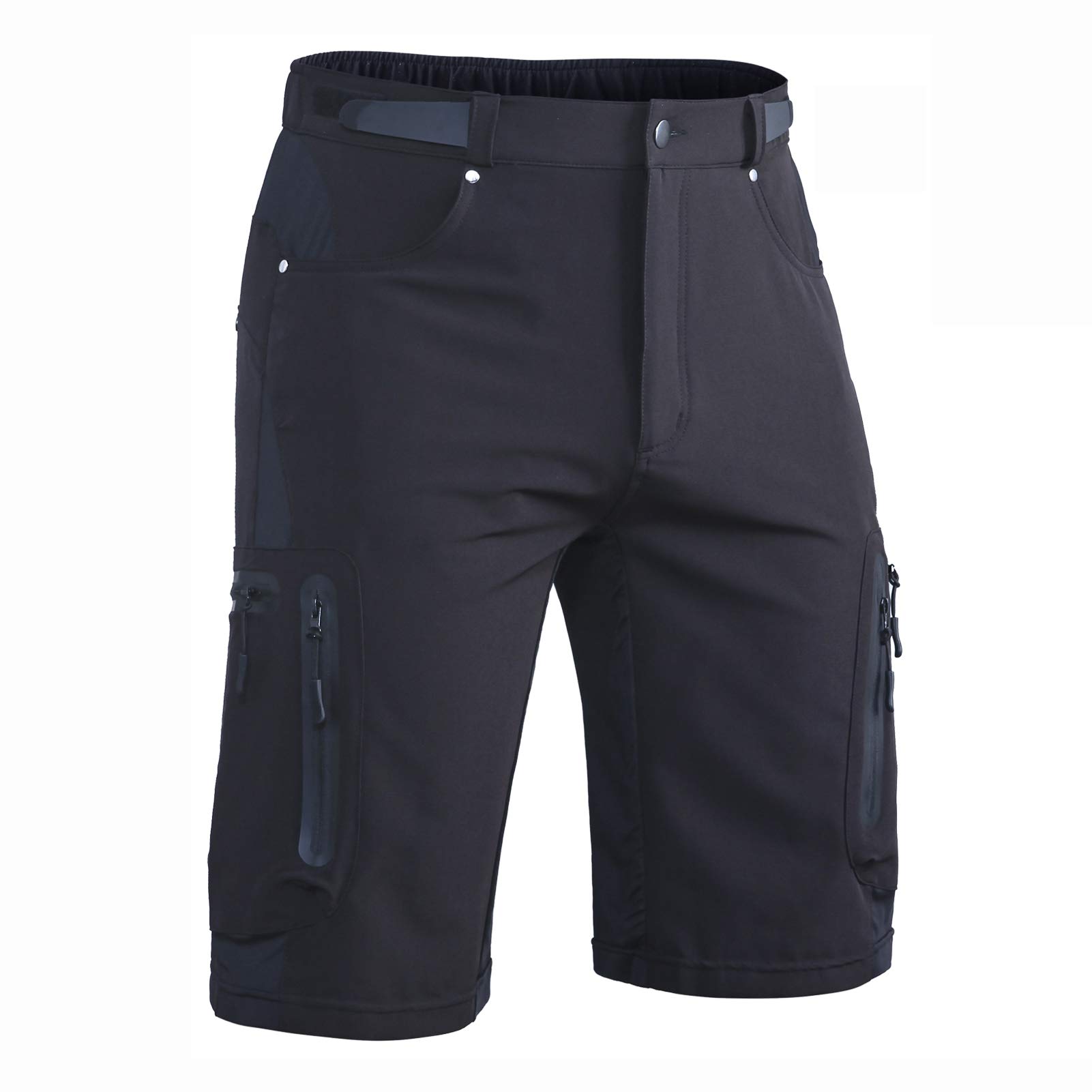 **Hiauspor Men's Hiking Cargo Shorts - Lightweight, Quick-Dry, Stretchable MTB Shorts for Golf, Fishing & Outdoor Activities - Perfect for Tactical, Casual & Adventure Wear**    **Usage Scenarios:** Ideal for hiking, mountain biking, golfing, fishing, tactical missions, and everyday casual wear.