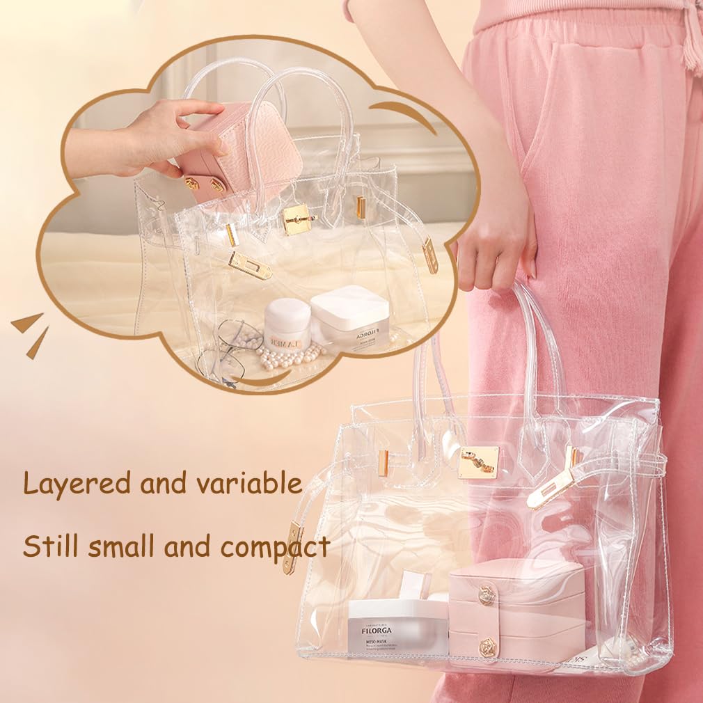 iSuperb 3-Layer PU Leather Travel Jewelry Box - Compact Display Storage Case for Rings, Earrings, Necklaces & Bracelets | Perfect Jewelry Organizer Gift for Women | Great for Travel, Home Use & Bridal Accessories