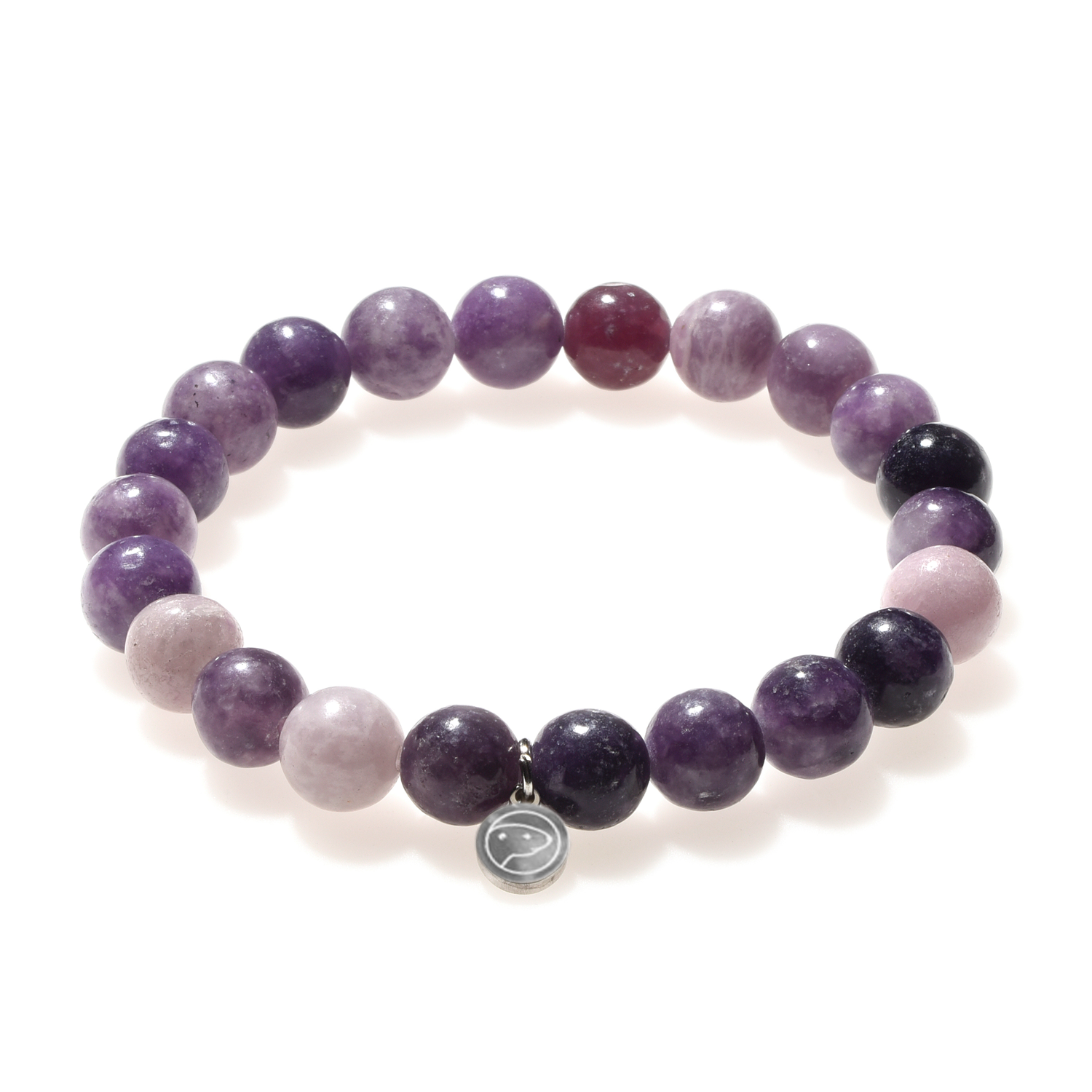 Natural Lepidolite Bracelet for Women - Healing Crystal Jewelry for Stress Relief & Emotional Balance | Perfect for Meditation, Yoga & Spiritual Healing