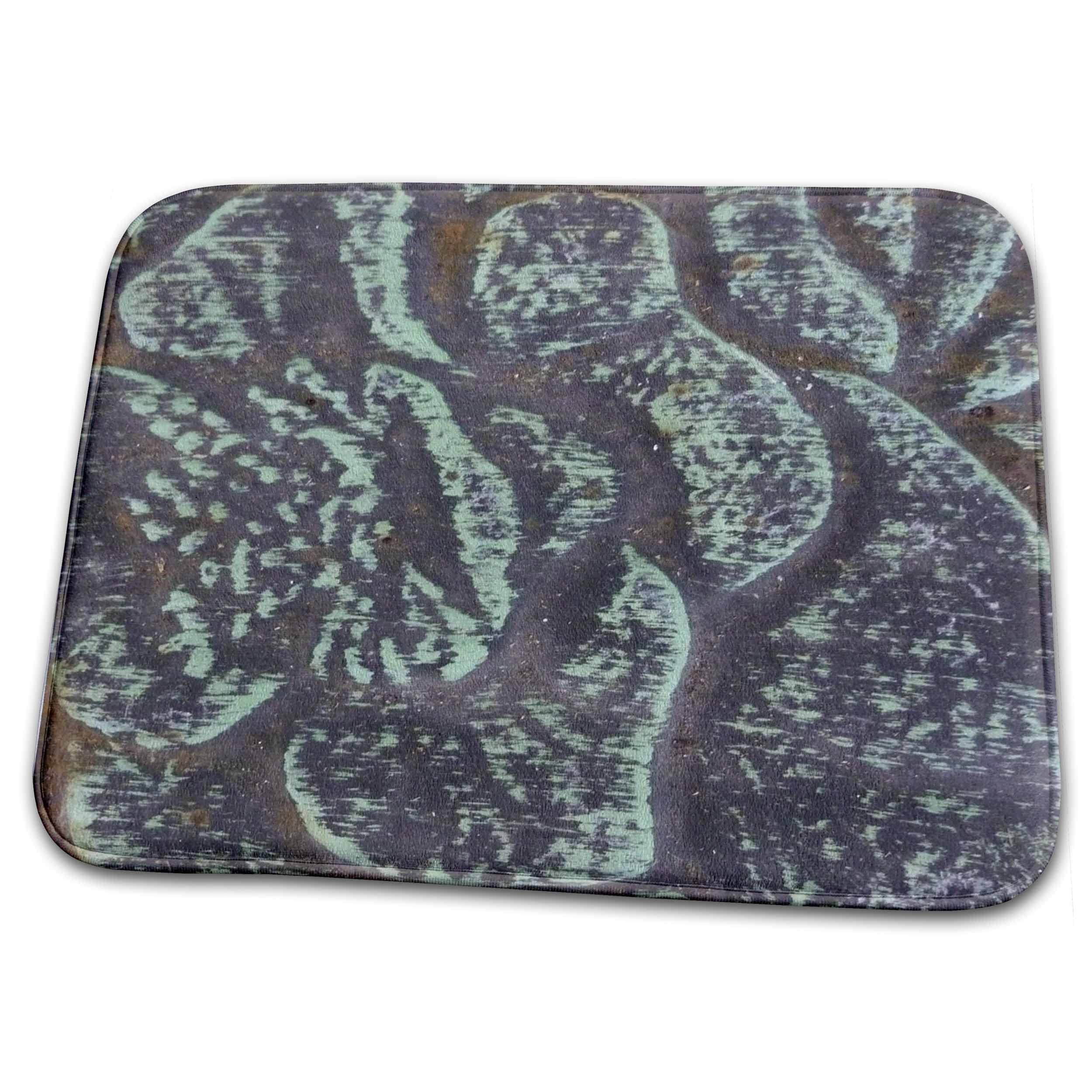 Premium Dish Drying Mat with Wrought Iron Design - Absorbent & Stylish Kitchen Counter Protector for Dishes, Cups, and Utensils | Perfect for Modern Kitchens, Dish Racks, and Countertop Organization