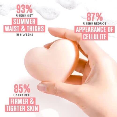 PeacHeact Cellubye Soap - Skin Whitening & Brightening Peach Soap for Cellulite Removal | Natural Body Care for Smooth, Even Skin Tone | Perfect for Daily Shower & Spa Treatments