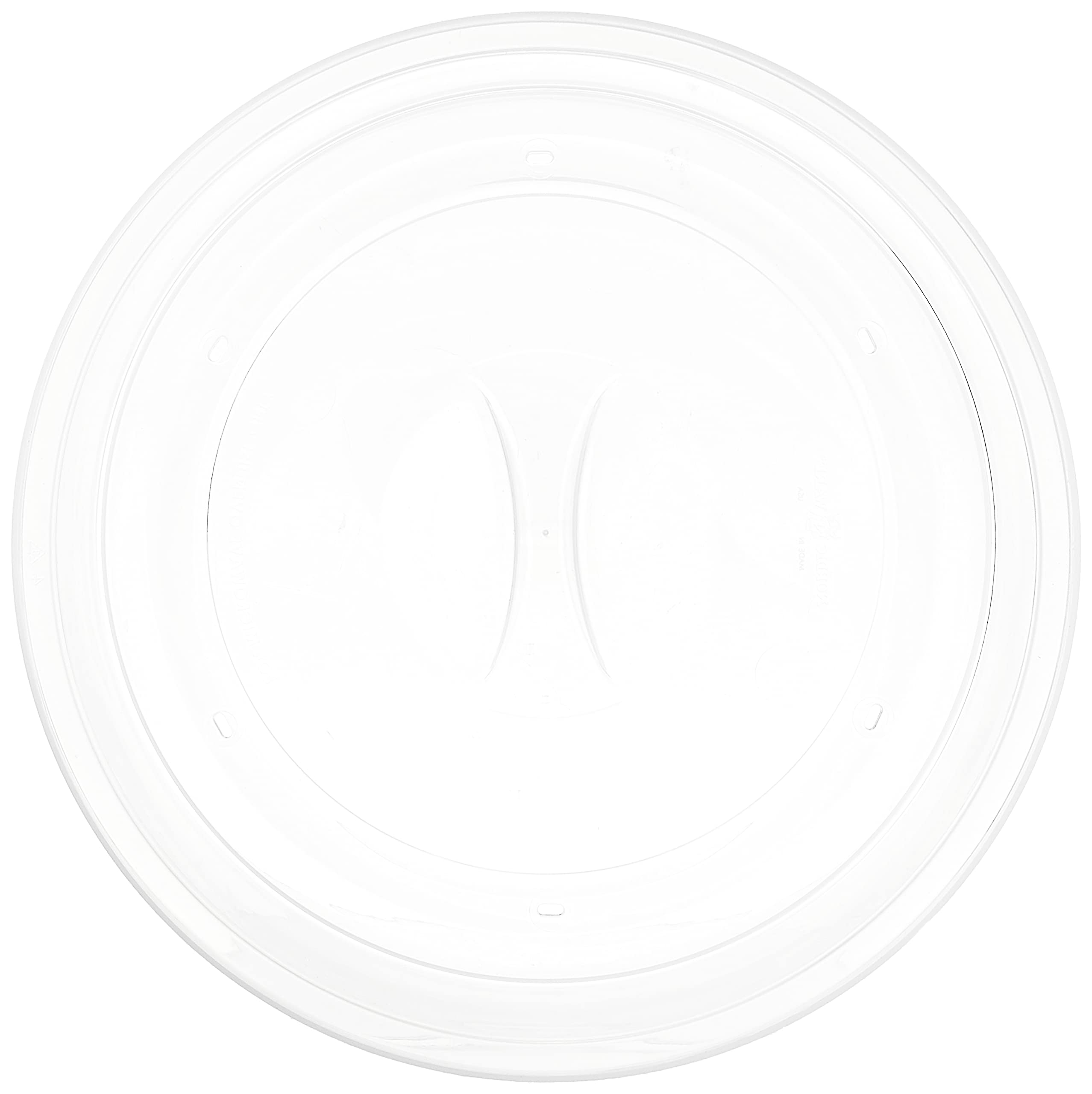 Nordic Ware 10-Inch BPA-Free Microwave Splatter Cover Set of 2 - Clear Plastic Lid for Safe Food Heating | Perfect for Microwaving Soups, Leftovers & Preventing Messes