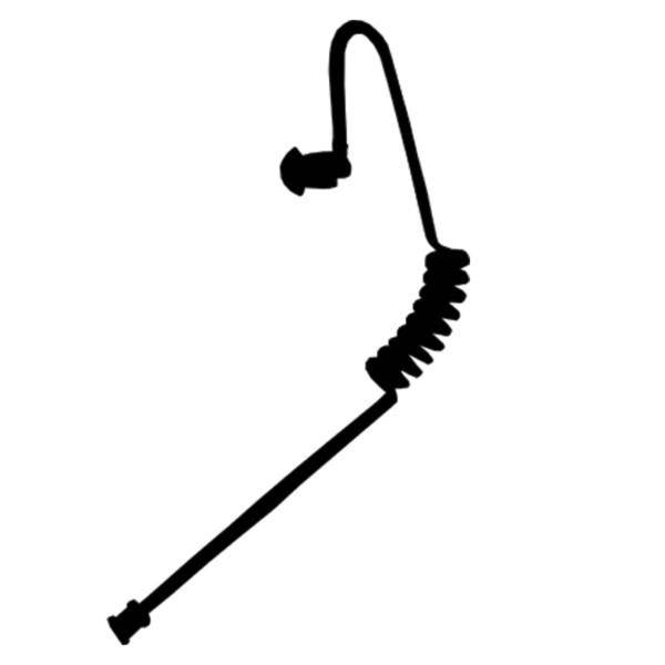Replacement Acoustic Tube Kit - High-Quality Black Sound Tube for Hearing Aids & Headphones | Perfect for Hearing Aid Repair & Audio Equipment Maintenance