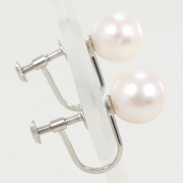 14K White Gold Pearl Earrings for Women – Classic Elegant Stud Earrings for Wedding, Party & Everyday Wear