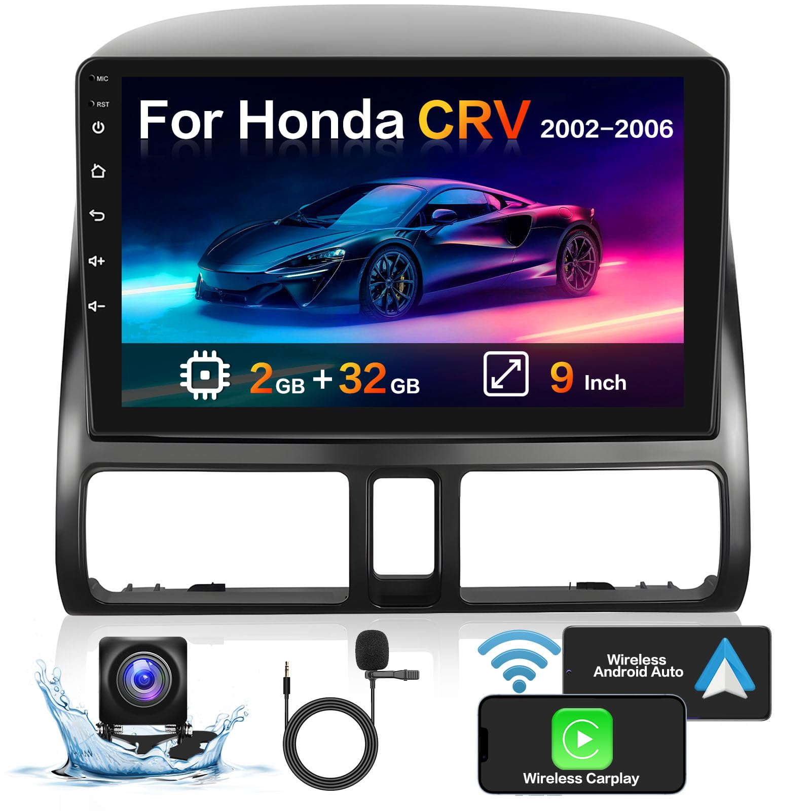 2G+32G Android 11 Car Stereo for Honda CRV 2002-2006 - 9