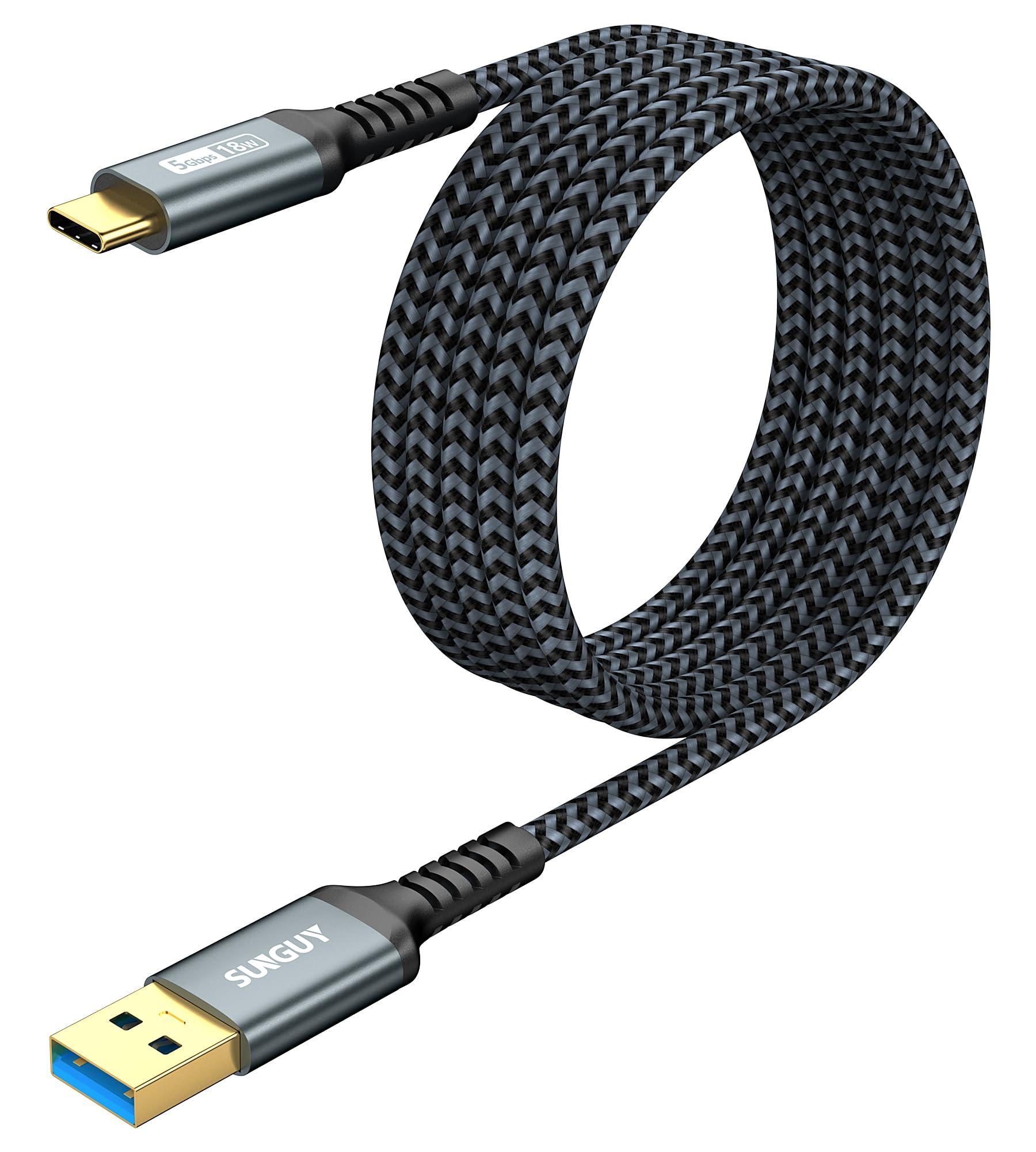 3m USB C Cable Fast Charging 5Gbps - Compatible with iPhone 16/15 Pro Max, Galaxy S24/S23/S22, Android Auto - Durable Type C Charger for Home, Car & Travel