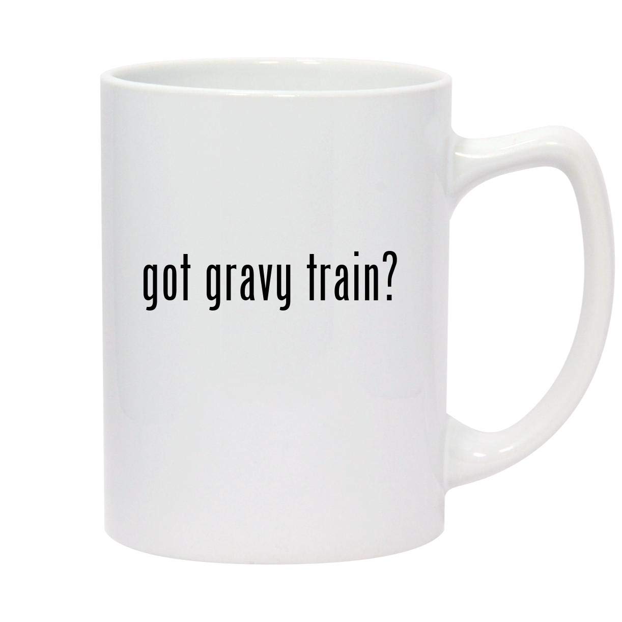 Premium 14oz White Ceramic Statesman Coffee Mug - Elegant Tea & Espresso Cup - Perfect for Home, Office, and Gifts