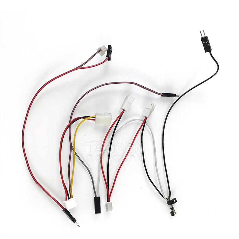 Henglong 1/16 Scale RC Tank Barrel Smoke Flash Cable for 6.0/7.0 Models - Compatible with Panther, Pershing, Tiger I (3818, 3819, 3898, 3958) - Perfect for Battle Simulation & RC Tank Upgrades