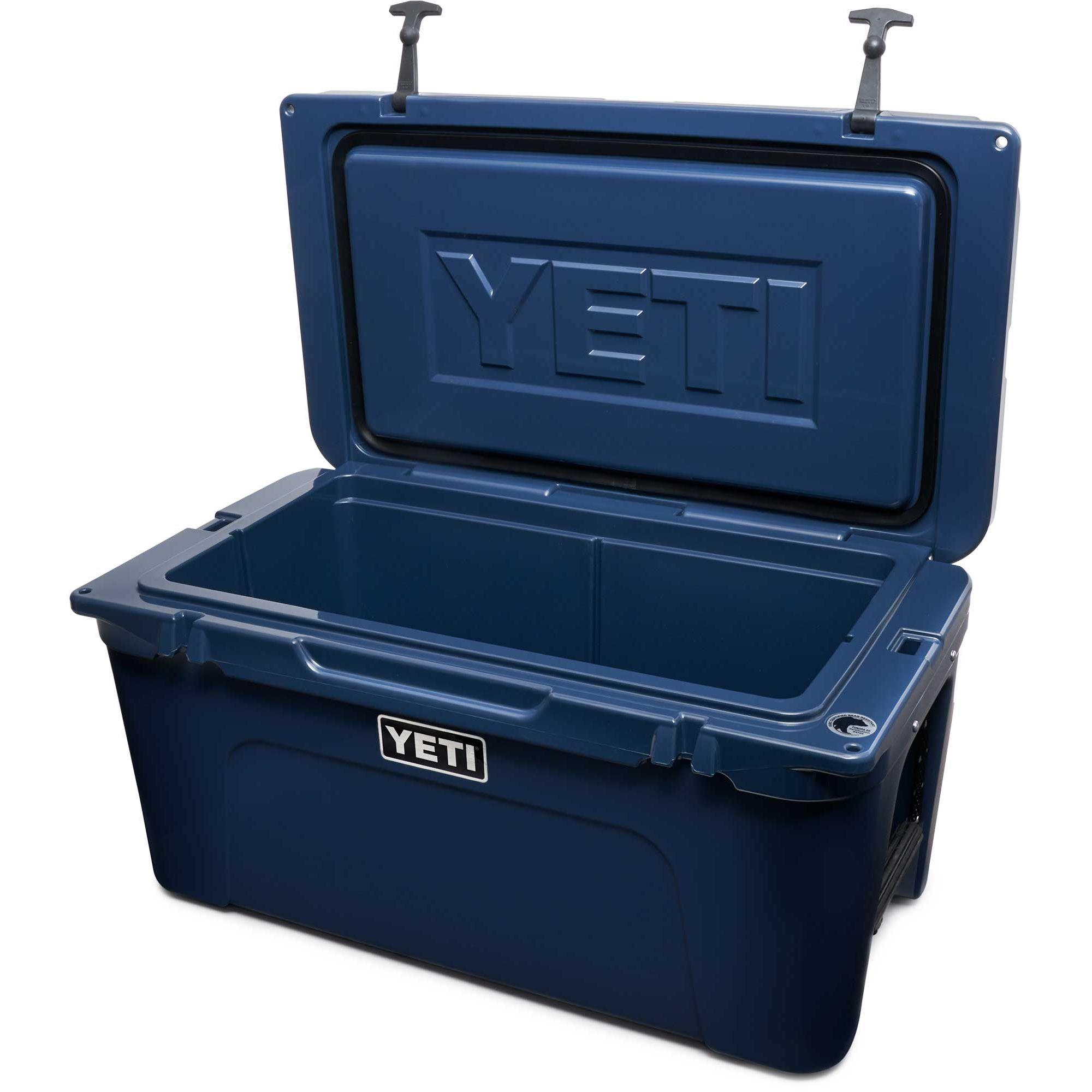 Tundra 65 Cooler - Heavy-Duty Rotomolded Cooler with Superior Ice Retention, Navy Blue - Perfect for Camping, Fishing, and Outdoor Adventures