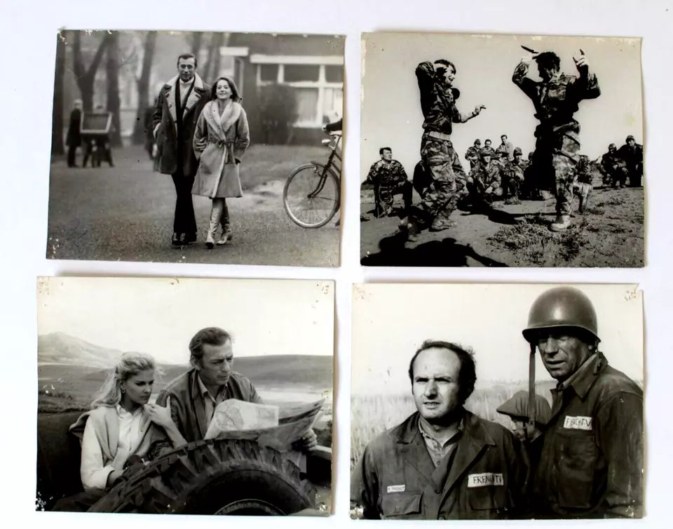 Vintage Yves Montand Film Photos Set of 17 - 1960s French Cinema Memorabilia - Perfect for Movie Lovers, Collectors & Home Decor