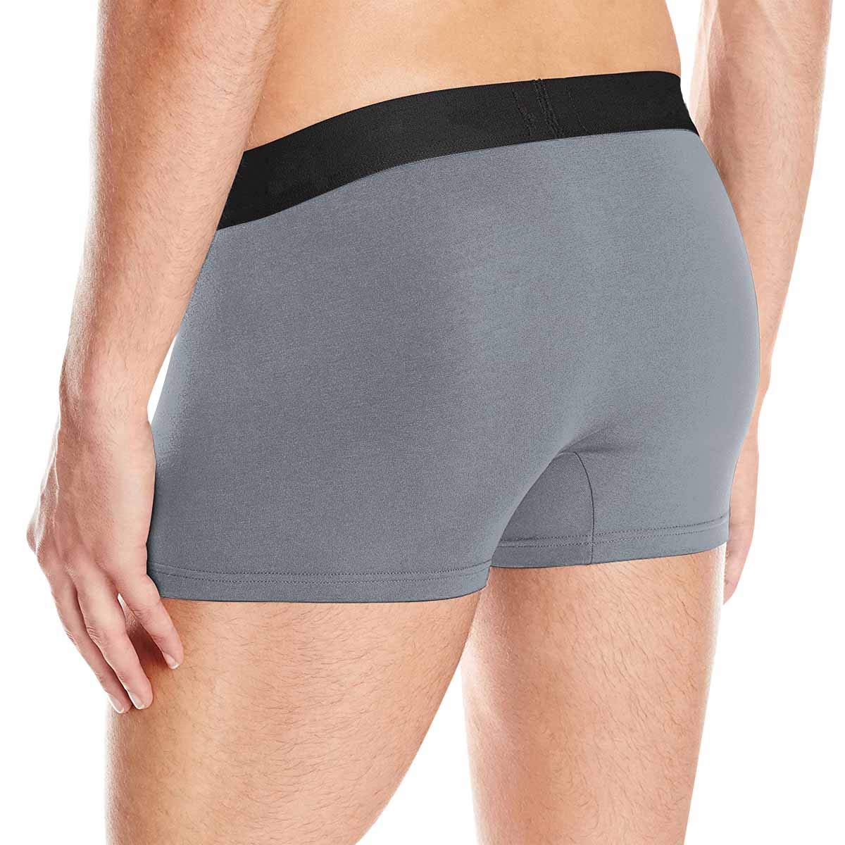 Custom Face Boxer Briefs for Men - Personalized Valentine's Day Underwear in Watermelon Red - Perfect Gift for Him, Couples Matching Underwear & Romantic Occasions