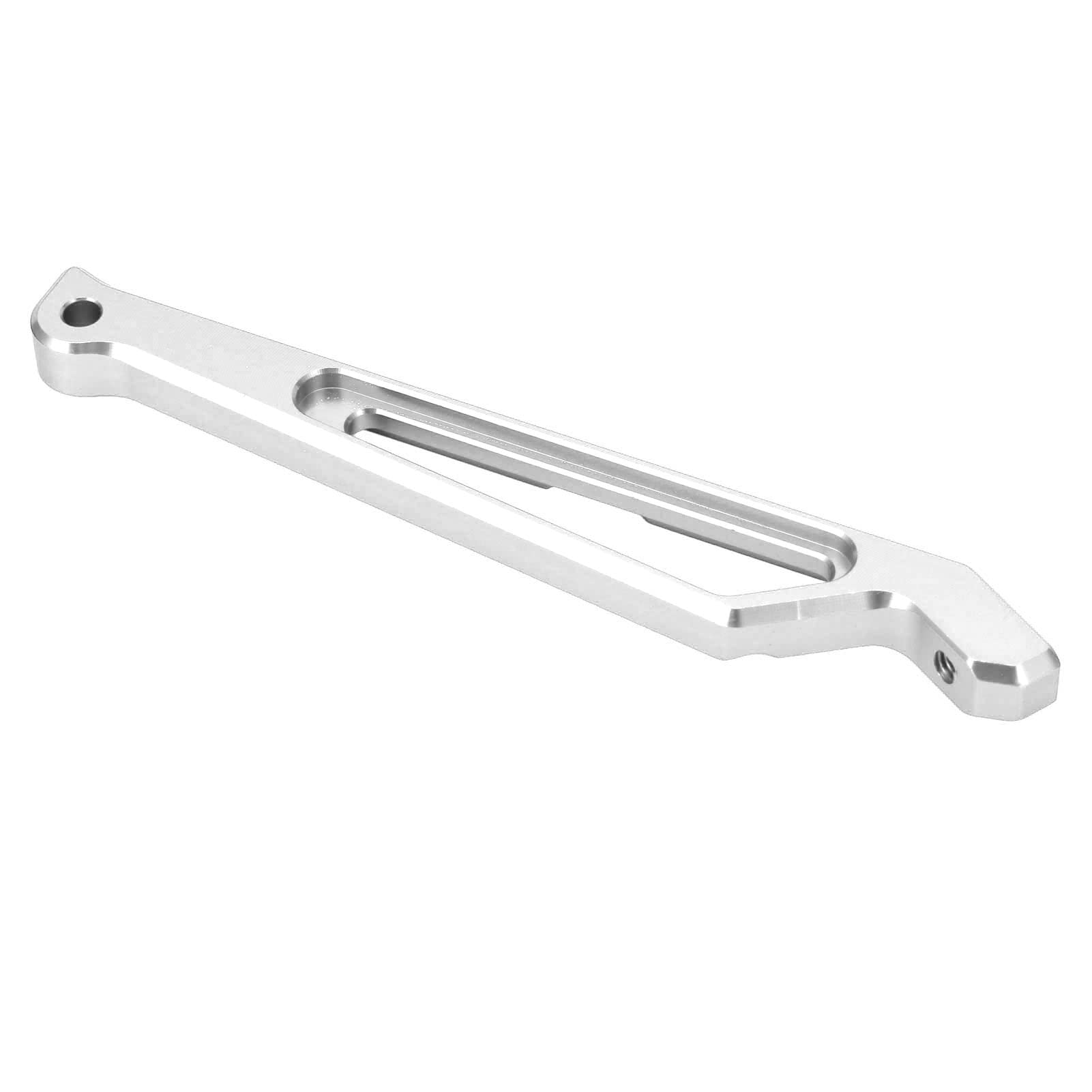 VGEBY Aluminum Alloy RC Rear Chassis Brace for 1/10 & 1/8 Scale RC Cars - Silver | High-Performance Upgrade Part for Off-Road Racing & Drifting