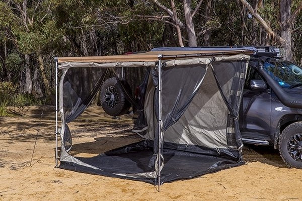 ARB Deluxe Awning Room with Floor 2500x2500mm (98x98in) - Waterproof Camping Shelter for Outdoor Adventures - Model 813108A | Perfect for Camping, Overlanding & RV Trips