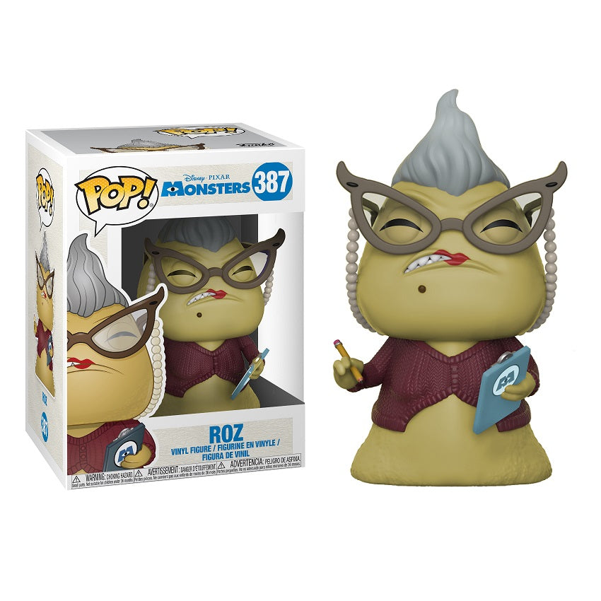 Funko Pop! Disney Monsters Inc. Roz Vinyl Figure #387 - Collectible Toy for Disney Fans, Movie Lovers & Pop Culture Enthusiasts | Perfect for Display, Gifts & Home Decor