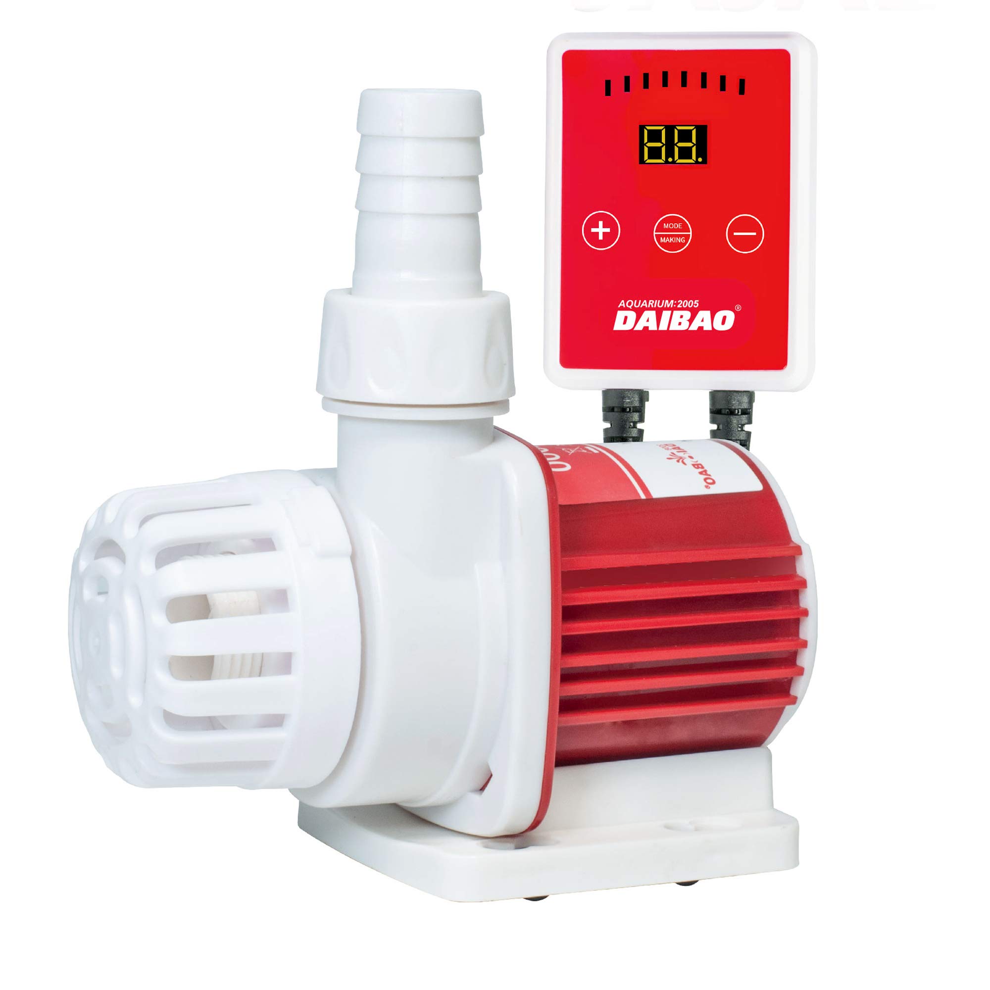 530 GPH Submersible Water Pump with Digital Controller - DC ECO Amphibious Internal/External Fountain Pump for Pond, Aquarium, Fish Tank, Hydroponics | Perfect for Water Features, Garden Fountains & Indoor Aquatic Systems