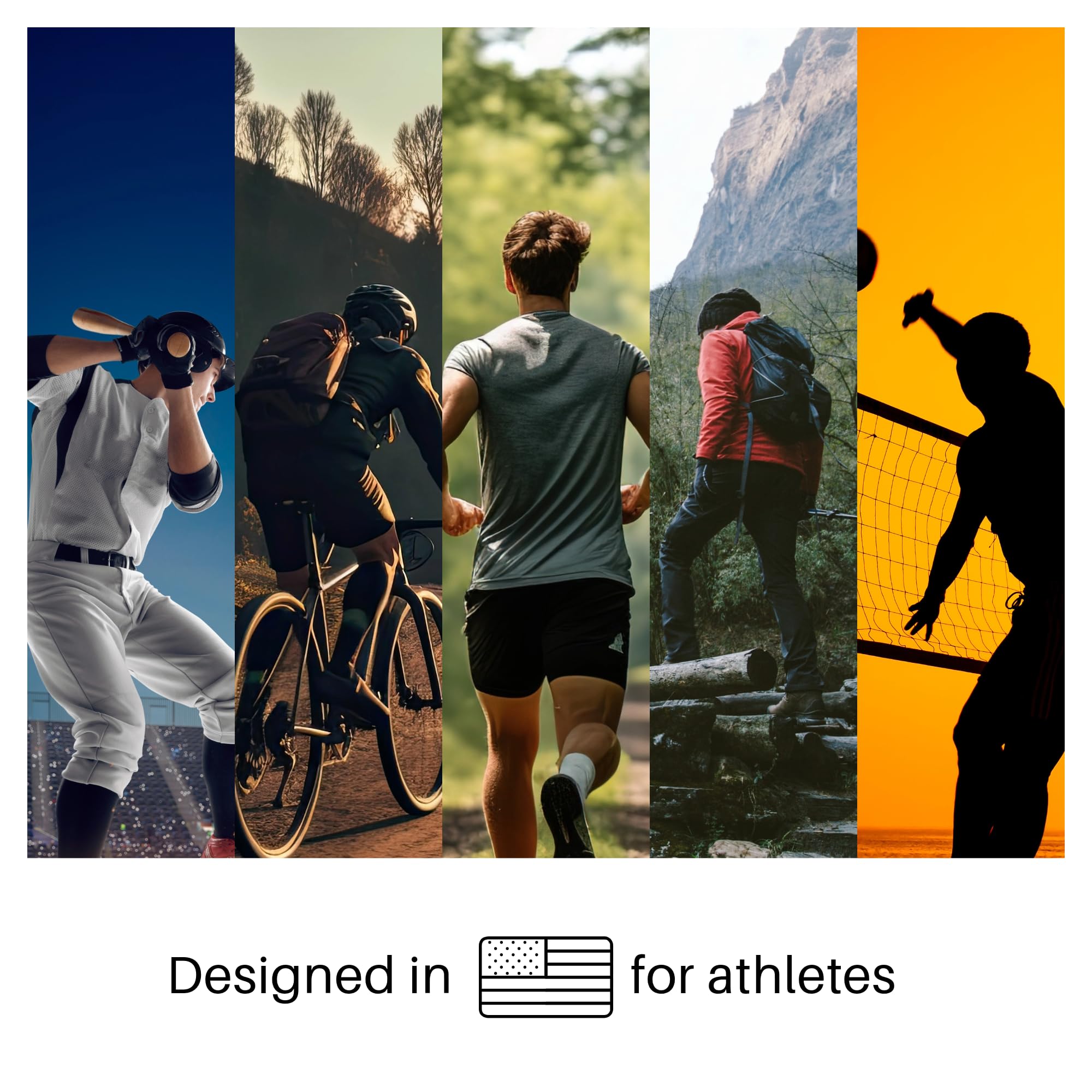 VELO Slider Sports Sunglasses for Men & Women - Polarized UV Protection for Running, Cycling, Hiking & Outdoor Activities