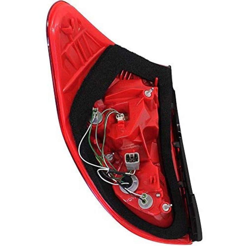 CarLights360: DOT Certified Toyota RAV4 Tail Light Assembly (2009-2012) - Passenger Side with Bulbs - Compatible with TO2801181 & 81550-0R010 | Perfect for Night Driving & Enhanced Vehicle Safety