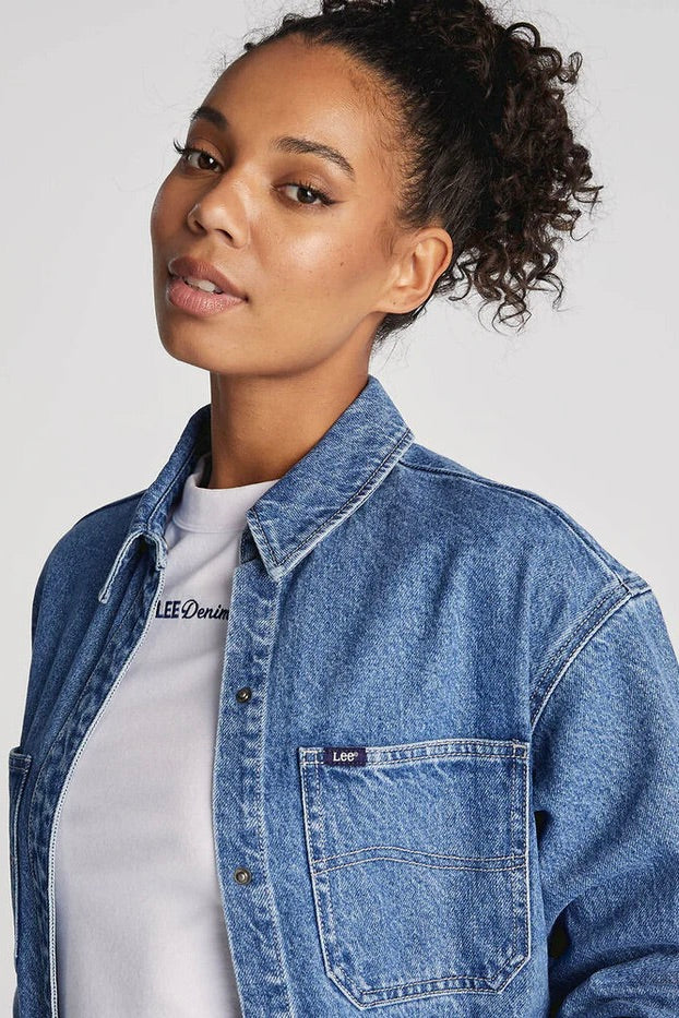 Signature Indigo Dust Relaxed Fit Denim Shirt for Men - Casual Button Down Shirt for Everyday Wear, Street Style & Weekend Outfits
