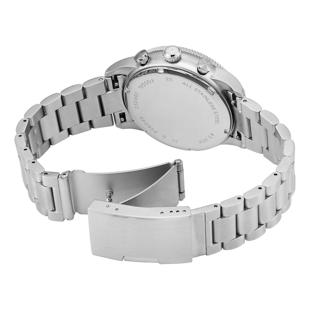 Fossil Sport Tourer FS6045 Chronograph Watch for Men - Waterproof Stainless Steel Casual & Dress Watch - Perfect for Outdoor Activities, Work & Formal Events