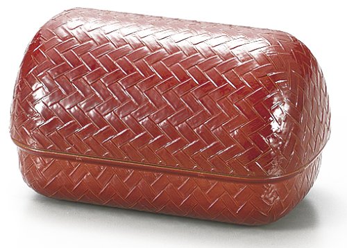 Tatsumiya 1223 Kagome Rice Ball Bento Box - Traditional Japanese Shunkei Lacquerware Lunch Box for Sushi, Onigiri & Bento Meals - Perfect for Office, School & Picnic