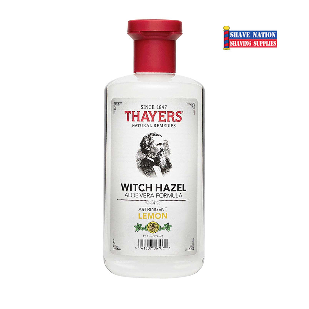 Thayers Alcohol-Free Lemon Witch Hazel Astringent Toner for Face - Natural Pore Minimizer & Oil Control - Perfect for Acne-Prone & Sensitive Skin - Daily Skincare Routine