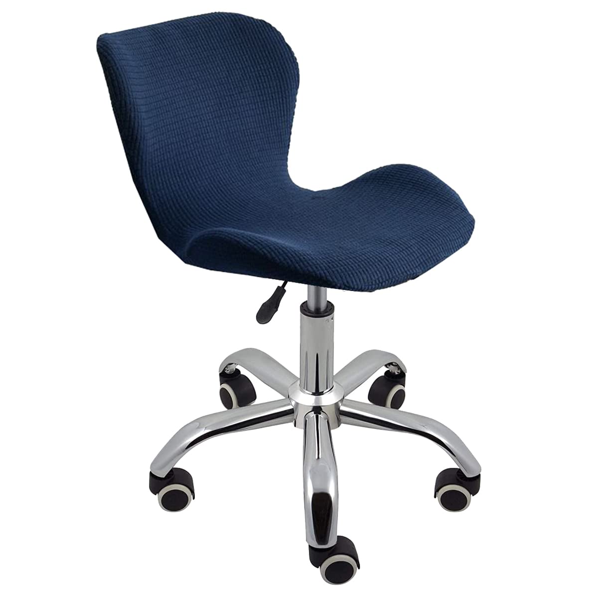 Modern Velvet Stretch Chair Slipcover for Office Desk & Swivel Chairs - Nordic Style Computer Chair Protector - Fits Home, Kitchen, Dining Room & Bar Furniture (Royal Blue, 1PC) - Perfect for Home Office, Dining Sets & Lounge Areas
