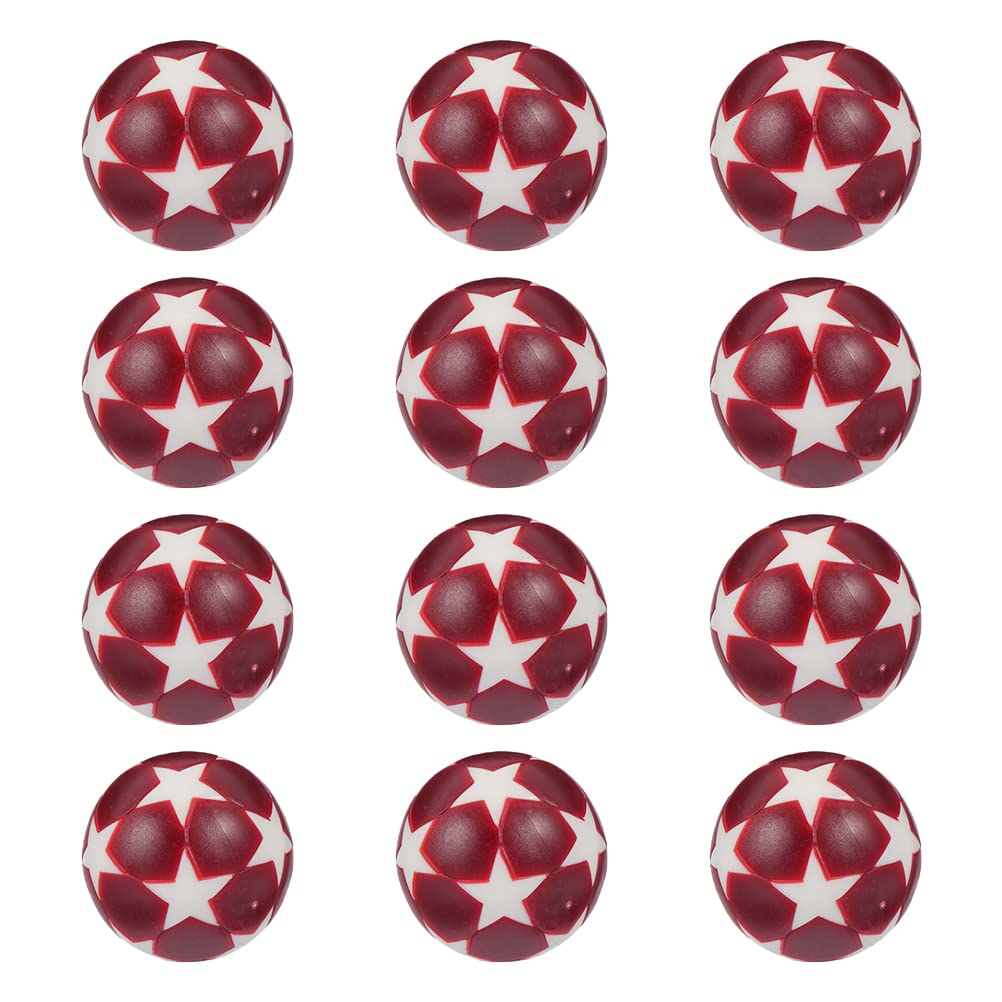 LIOOBO 12pcs Kids Pool Football Set - Educational Table Soccer Game Balls, Desktop Football Machine for Home - Fun Indoor & Outdoor Soccer Toys for Boys and Girls - Perfect for Birthday Gifts, Party Games, and Family Playtime