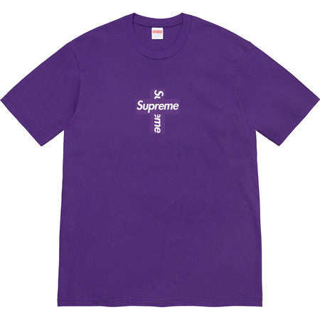Supreme Box Logo T-Shirt - Purple Cotton Streetwear Tee for Men & Women | Perfect for Casual Wear, Street Style & Urban Fashion