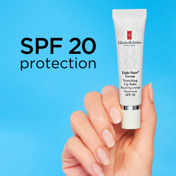 Eight Hour® Cream Nourishing Lip Balm SPF 20 - Hydrating & Protective Lip Care for Dry, Chapped Lips - Perfect for Outdoor Activities, Winter Protection & Daily Moisturizing