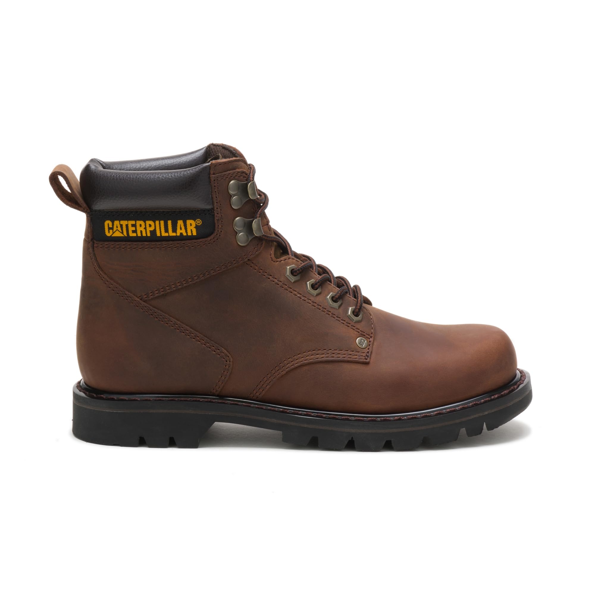 CAT Men's Second Shift Soft Toe Work Boot - Waterproof Steel Toe Safety Shoes for Construction, Hiking & Outdoor Work - Durable Comfort Work Boots for Men