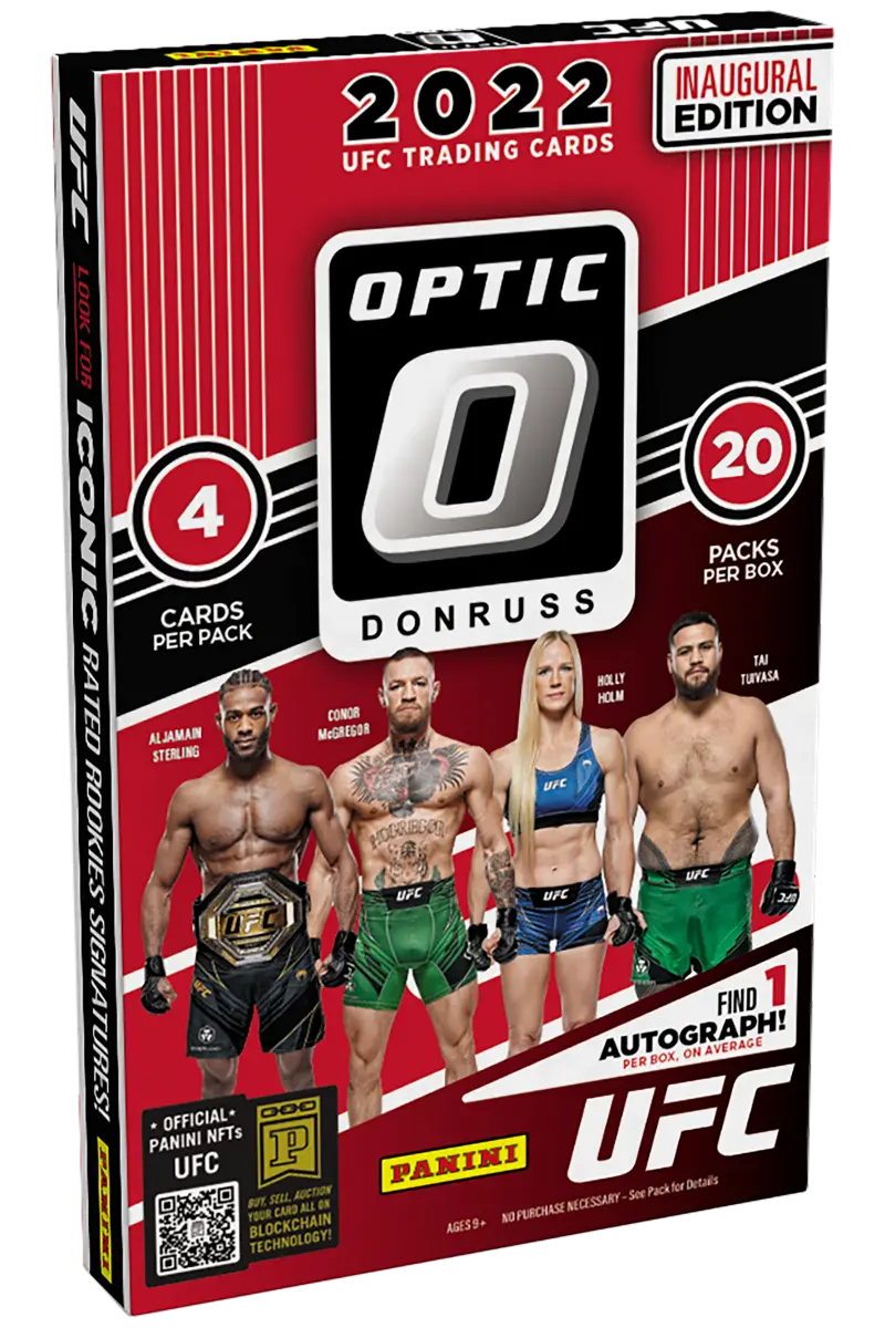 2022 Panini Donruss Optic UFC Trading Card Box - Premium Collectible Sports Cards for UFC Fans - Perfect for Collectors, Investments, and Gifts