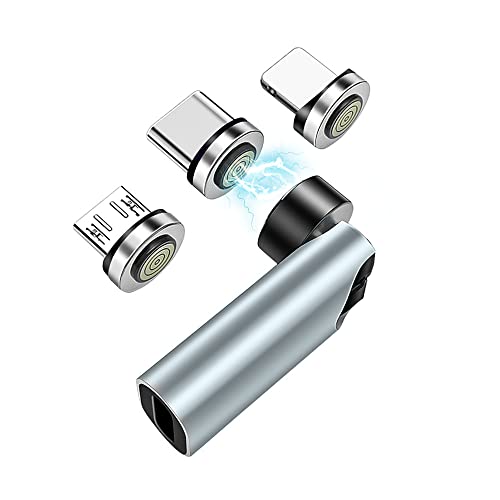 1pack-silver usb c magnetic adapter