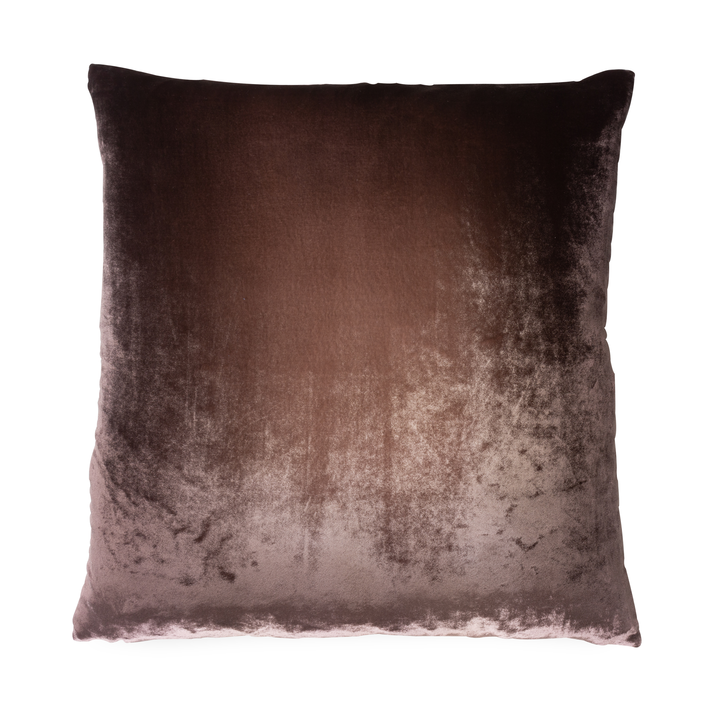 Ombre Velvet Pillow Covers - Soft Decorative Throw Pillow Cases for Sofa, Bed, Couch - Home Decor Accent Pillows for Living Room, Bedroom (Set of 2)