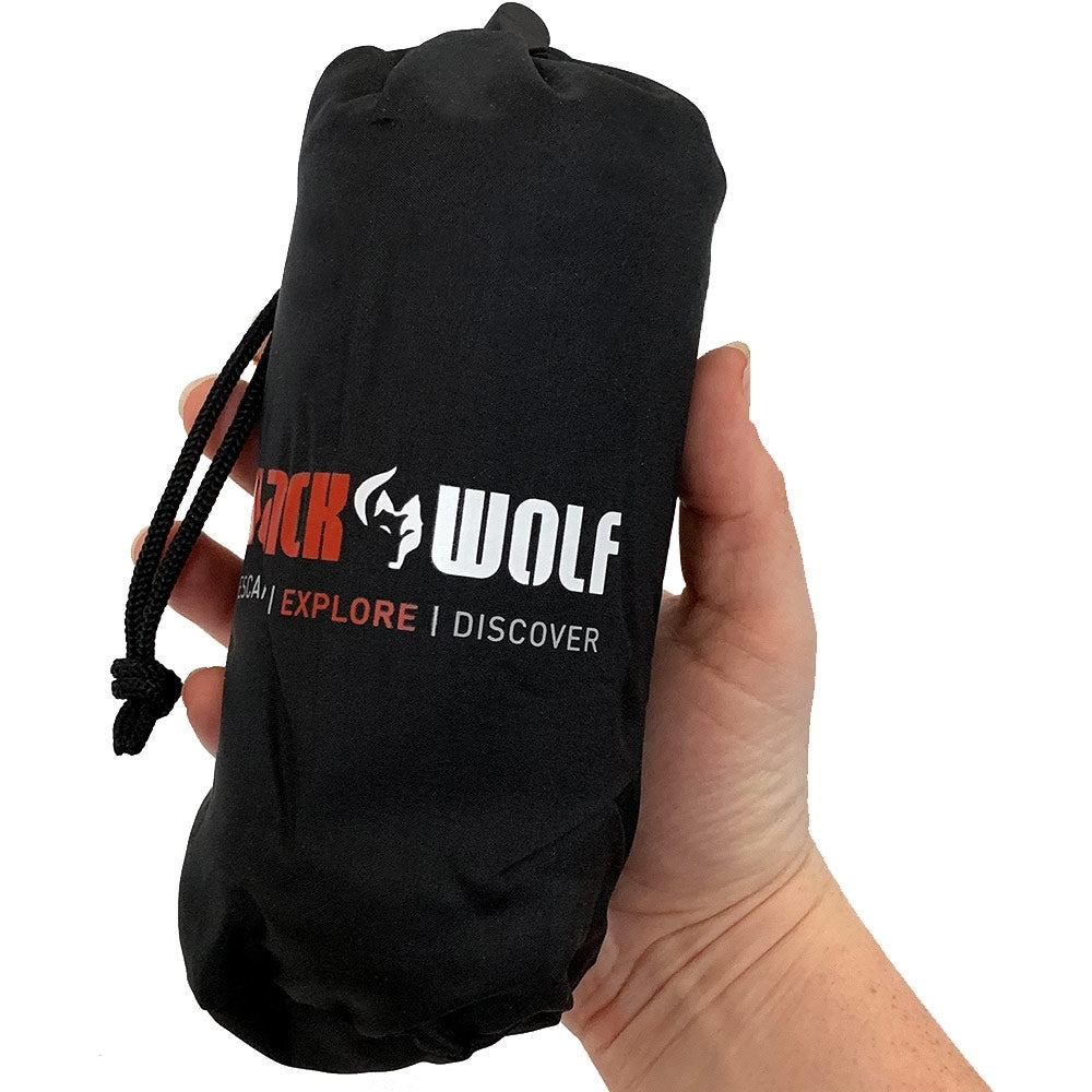 Black Wolf Air Lite Pro Pillow - Ultra Lightweight Travel & Camping Pillow in Marine Blue - Perfect for Backpacking, Hiking, and Outdoor Adventures