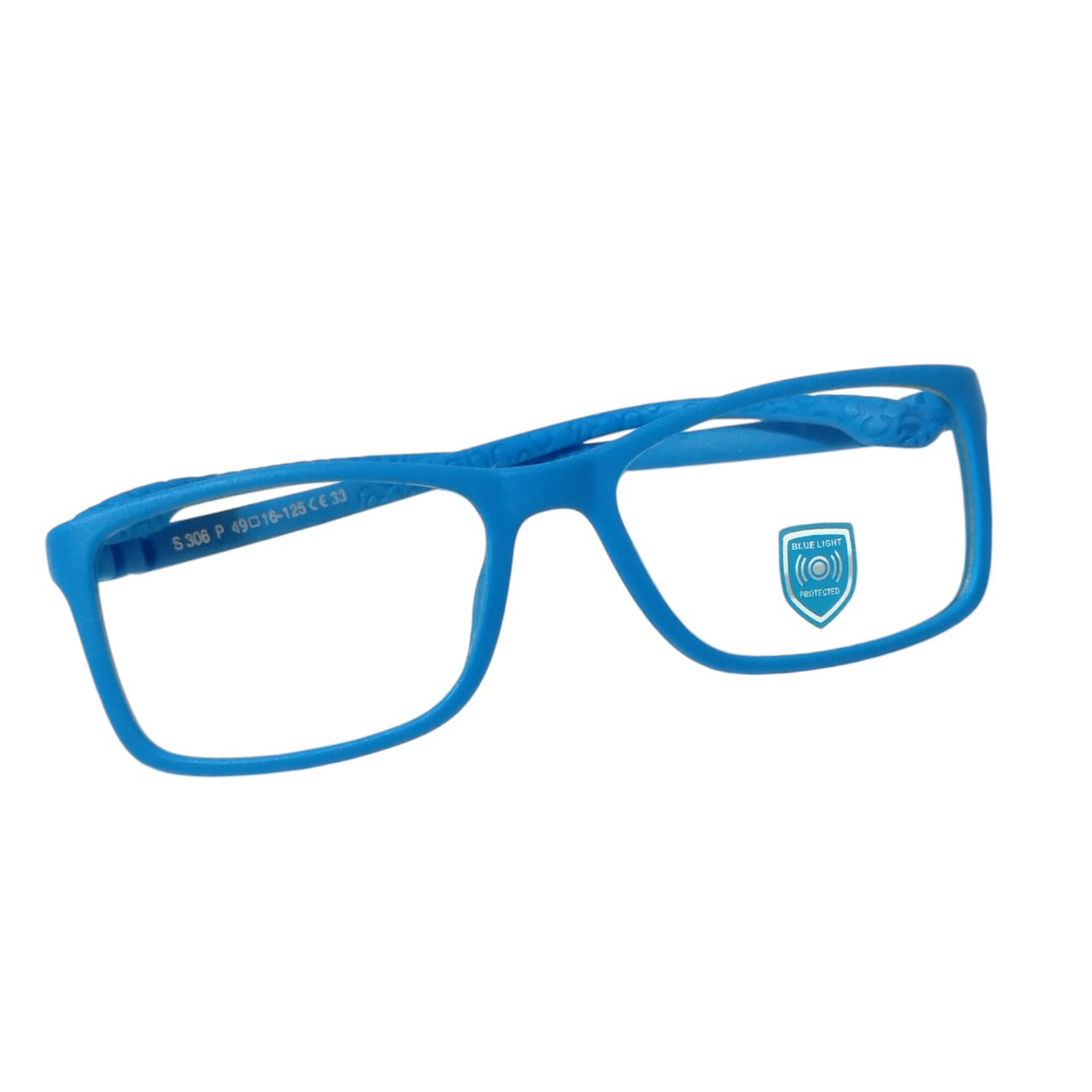 Unbreakable Sky Blue Flexible Kids Glasses for Ages 4-7 Years - Perfect for School, Sports & Outdoor Activities