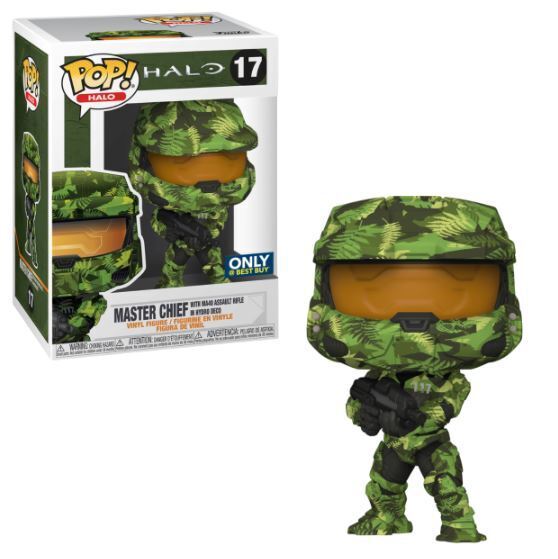 Halo Master Chief with MA40 Assault Rifle Action Figure - Best Buy Exclusive Hydro Deco #17 - Perfect for Gaming Collectors & Halo Fans Display