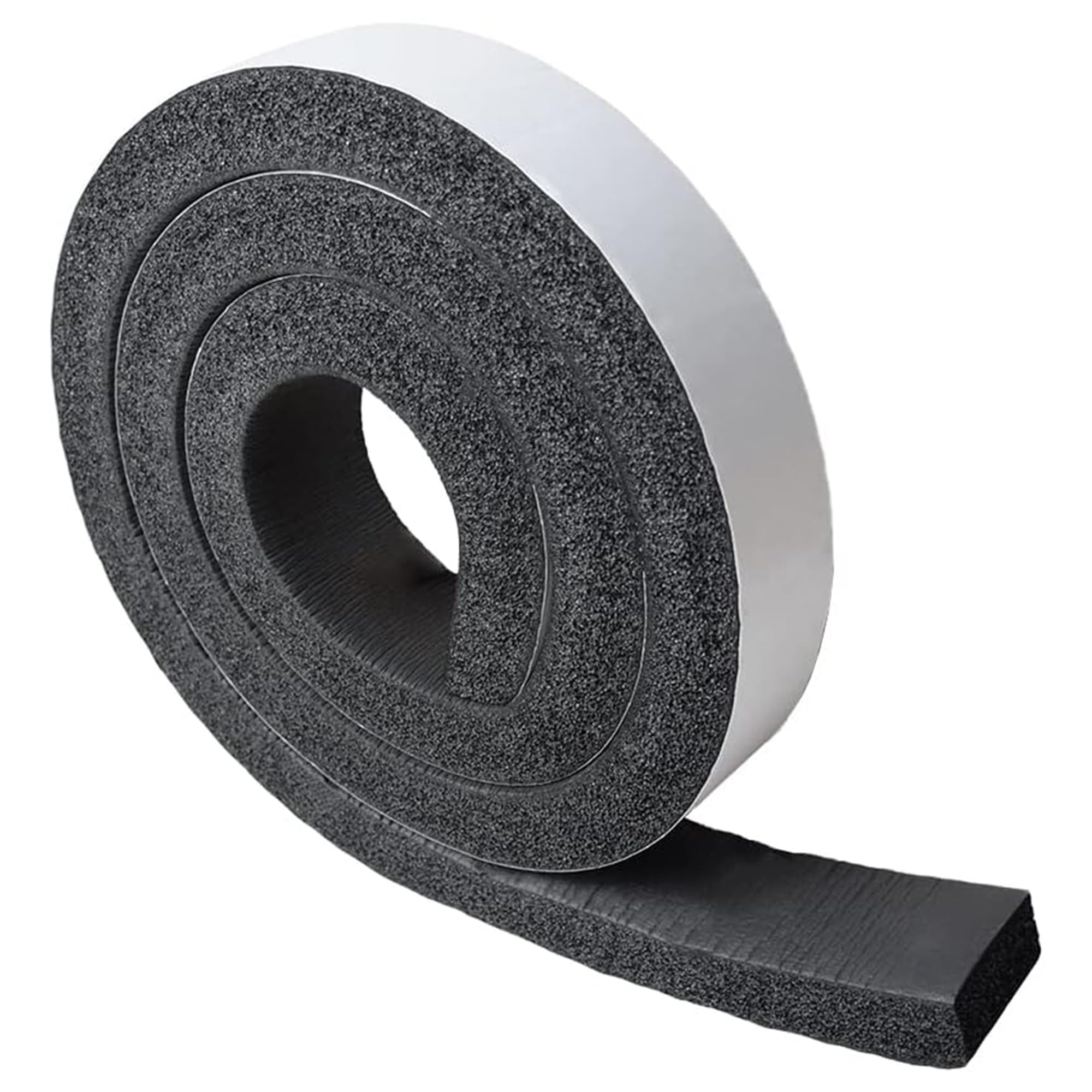 DOBTIM Self-Adhesive Pipe Insulation Foam Wrap Tape - 6.5 Ft x 2 Inch x 1 Inch Thick, High Resilience for HVAC, Plumbing & Outdoor Pipes - Prevent Freezing & Energy Loss in Winter