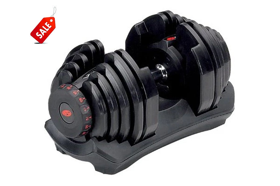 Bowflex SelectTech 552 Adjustable Dumbbells (10-90 lbs) - Pair of Adjustable Weight Dumbbells for Home Gym, Strength Training & Full Body Workouts - Perfect for Small Spaces & Quick Weight Changes