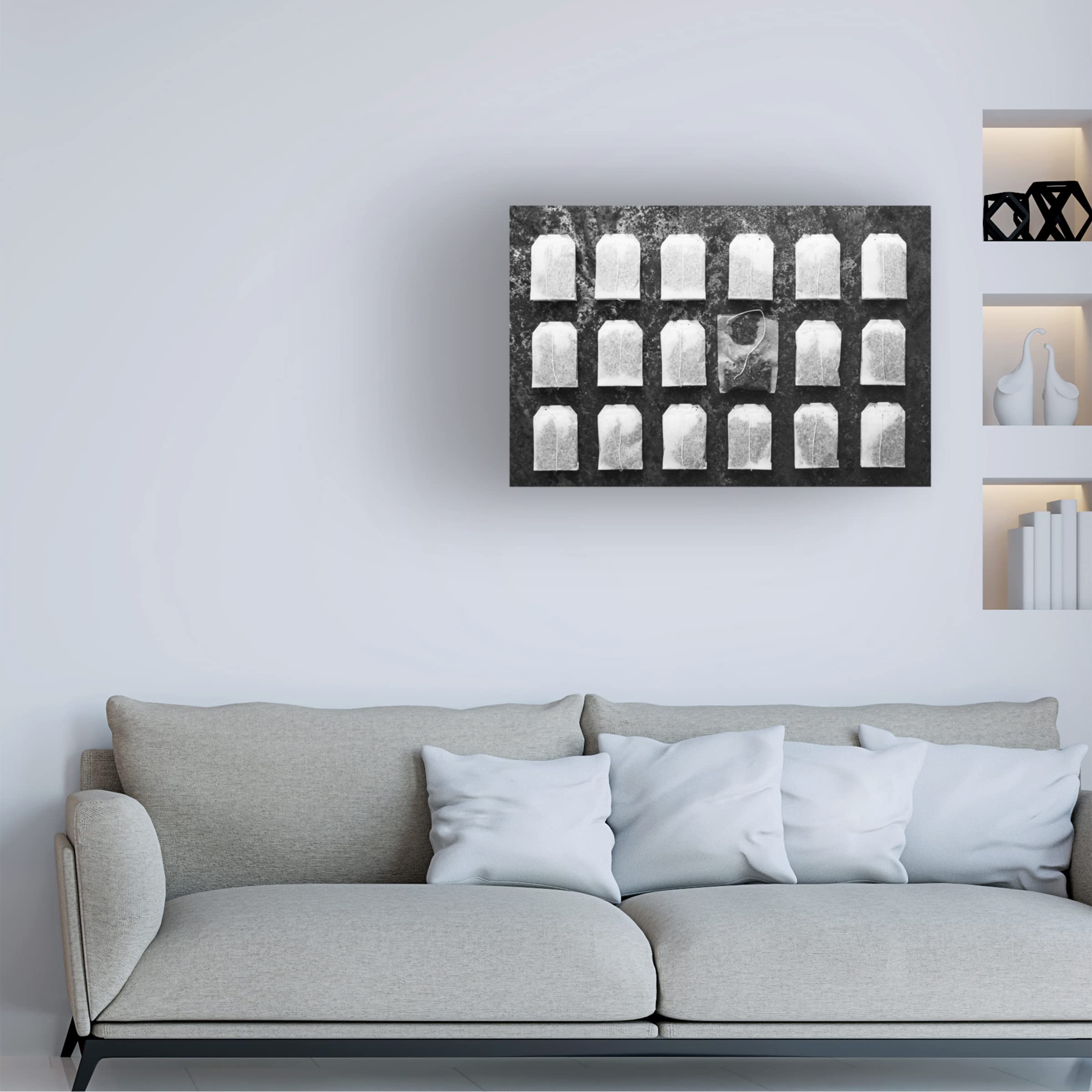 Trademark Fine Art 'Different' Canvas Wall Art by Aleksandrova Karina - Modern Abstract Painting for Living Room, Bedroom & Office Decor